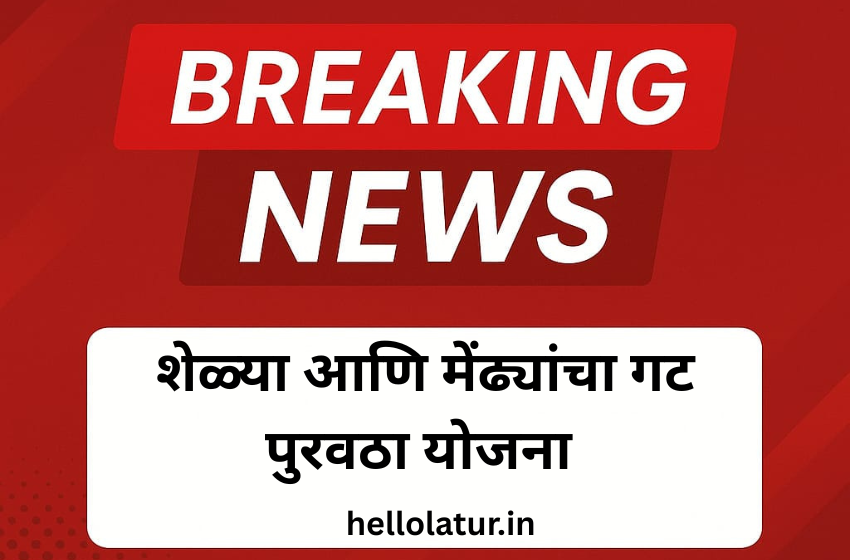 शेळ्या आणि मेंढ्यांचा गट पुरवठा योजना