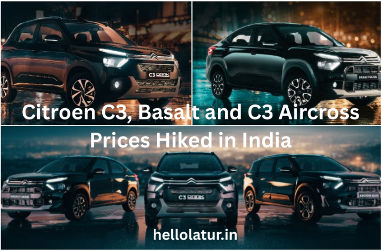 Citroen C3, Basalt and C3 Aircross Prices Hiked in India