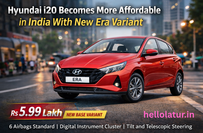 Hyundai i20 Becomes More Affordable in India With New Era Variant