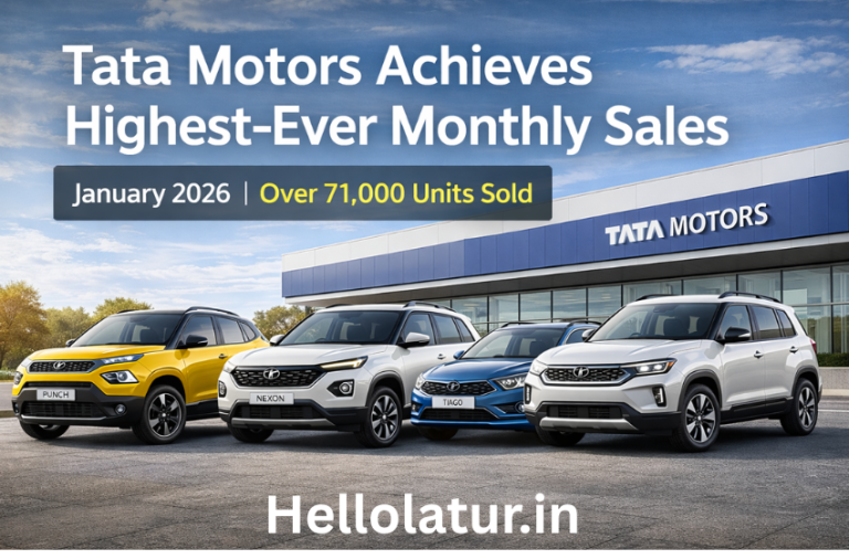 Tata Motors Achieves Highest-Ever Monthly Sales of Over 71,000 Units in January 2026